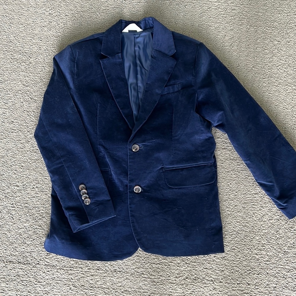 Cat & Jack boys velvet suit coat size 8